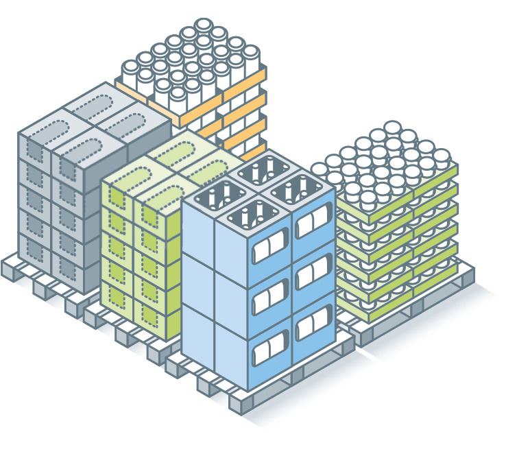 Plastic Pallet - Repalletize